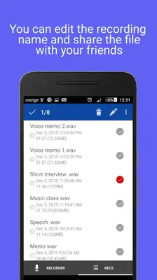 AudioRec android App screenshot 5
