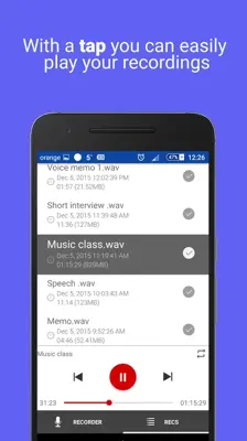 AudioRec android App screenshot 6