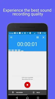AudioRec android App screenshot 7